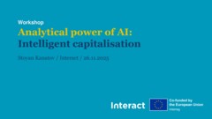 Mind Meets Machine: AI tools and trends in Interreg programme management