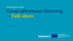 Regional Network Meeting Central and South East Europe