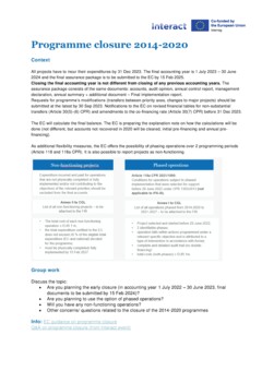 IKF 2023 | Financial Programme Management