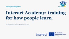 IKF 2024 Day 1 | Interact Academy: What is it and how can it help you with your work?