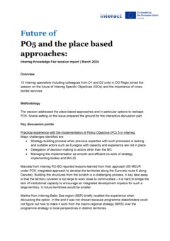 IKF 2024 Day 2 | Future of PO5 and the place based approaches