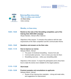 How to refine your stories - workshop agenda 2