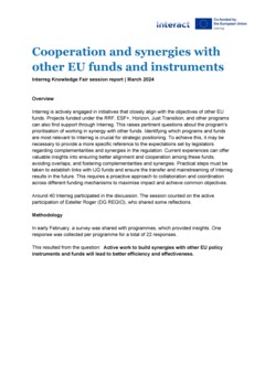 IKF 2024 Day 2 | Cooperation and synergies with other EU instruments