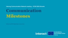 Interreg Communication Network (ICON) Meeting 2025