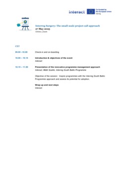 20250527_Interreg surgery_Agenda