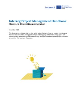 Interreg Project Management Handbook_Stage 1/5: Project idea generation