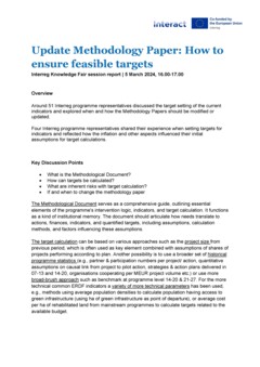 IKF 2024 Day 1 | Update Methodology Paper: How to ensure feasible targets
