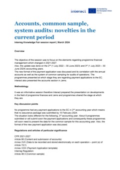 IKF 2024 Day 3 | Accounts, common sample, system audits: Novelties in the current period