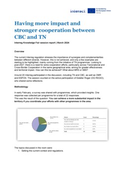 IKF 2024 Day 2 | Having more impact: Stronger complementarity between Cross-border and Transnational