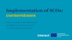 IKF 2023 | Implementing SCOs