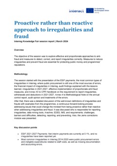 IKF 2024 Day 3 | Proactive rather than reactive approach to Irregularities and fraud 