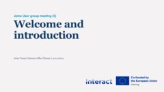 Jems User Group meeting (5) | 09-10 April 2024 in Dresden, Germany