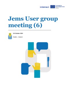 2024_10_8_Jems User group (6)_Draft agenda