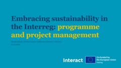 IKF 2024 Day 3 | Embracing Sustainability in Interreg: Programme and project management