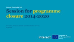 IKF 2024 Day 1 | Programme closure 2014-2020: The finishing touches