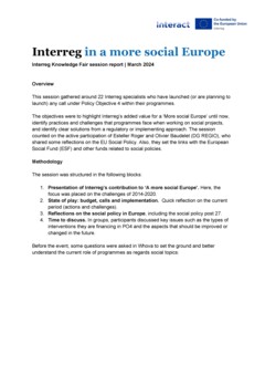 IKF 2024 Day 1 | Interreg in a more social Europe 