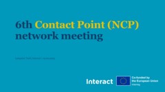 6th Contact Point (NCP) network meeting 