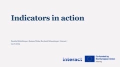 Indicators in action