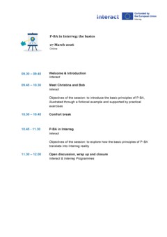 20260327_P-BA in Interreg the basics_agenda