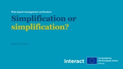 IKF 2024 Day 1 | Risk-based management verification: Simplification or simplification?
