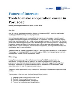 IKF 2024 Day 3 | Interact tools and services: How can we help make cooperation easier