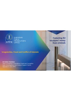 EPPO - Protecting EU taxpayers' money from criminals