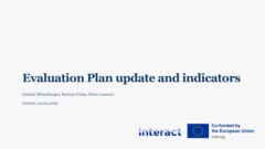 IKF 2023 | Evaluation plan update and indicators